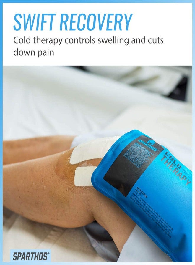 Sparthos Ice Packs for Injuries - Reusable Soft Gel Hot Cold Icepack - Medical First Aid Pain Relief - Flexible Pack - Instant Icing Compress Therapy - Fits Knee, Shoulder, Elbow (Medium, Pack of 1) - Image 3